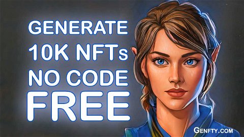How to generate your own 10000 NFTs collection for free