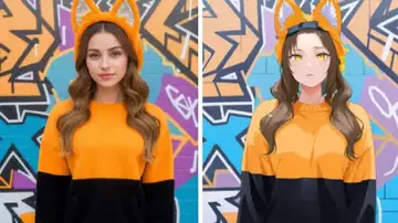 Use our AI photo to anime converter to transform your favorite photos into stunning anime-style artwork with our easy-to-use and free AI Filter