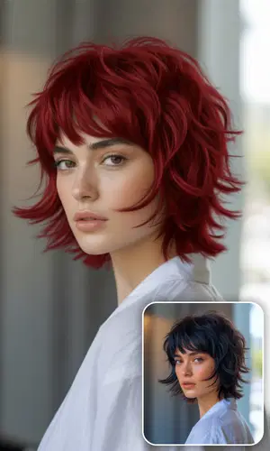 Change Hair Color to Red